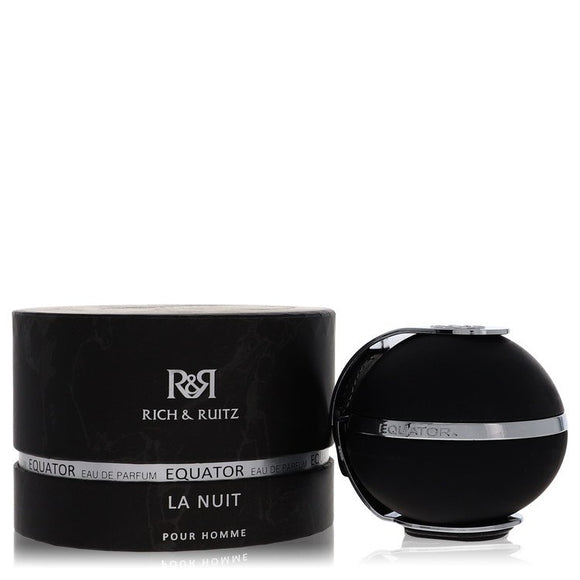 Rich & Ruitz Equator La Nuit Eau De Parfum Spray By Rich & Ruitz for Men 3.33 oz