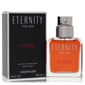 Eternity Flame Eau De Toilette Spray By Calvin Klein for Men 3.4 oz