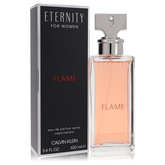 Eternity Flame Eau De Parfum Spray By Calvin Klein for Women 3.4 oz