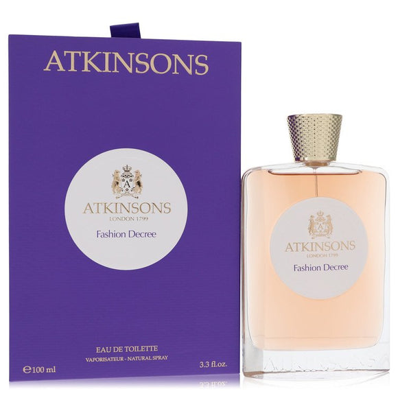 Fashion Decree Eau De Toilette Spray By Atkinsons for Women 3.3 oz