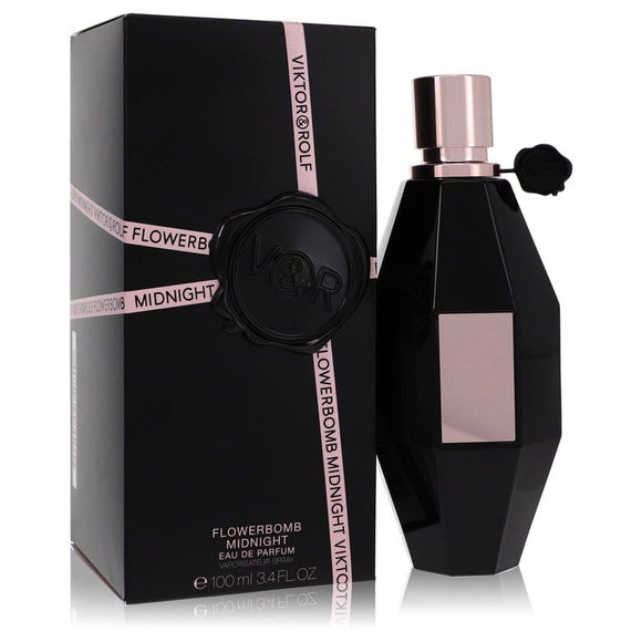 Flowerbomb Midnight Eau De Parfum Spray By Viktor & Rolf for Women 3.4 oz