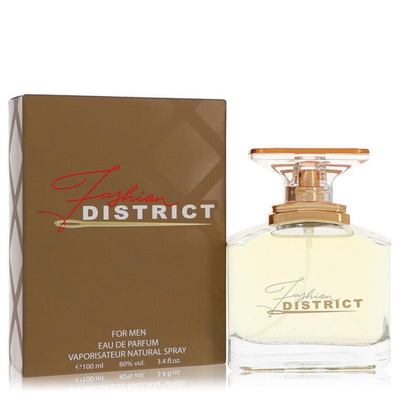Fashion District Eau De Parfum Spray By Fashion District for Men 3.4 oz