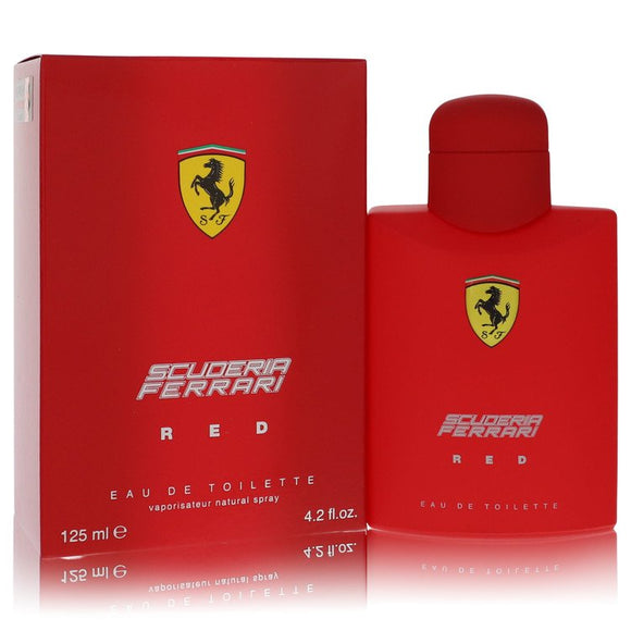 Ferrari Scuderia Red Eau De Toilette Spray By Ferrari for Men 4.2 oz