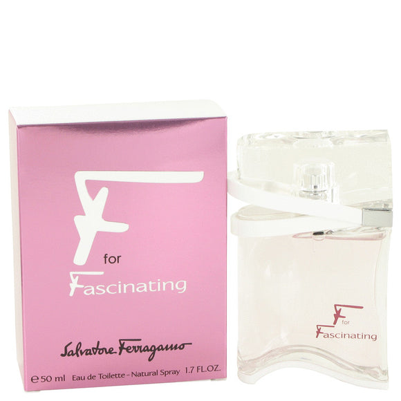F For Fascinating Eau De Toilette Spray By Salvatore Ferragamo for Women 1.7 oz