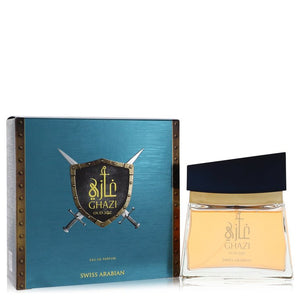 Swiss Arabian Ghazi Oud Eau De Parfum Spray By Swiss Arabian for Men 3.4 oz