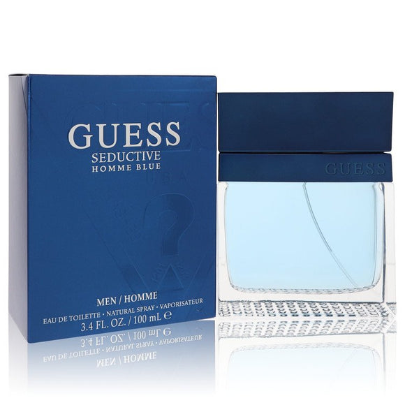 Guess Seductive Homme Blue Eau De Toilette Spray By Guess for Men 3.4 oz