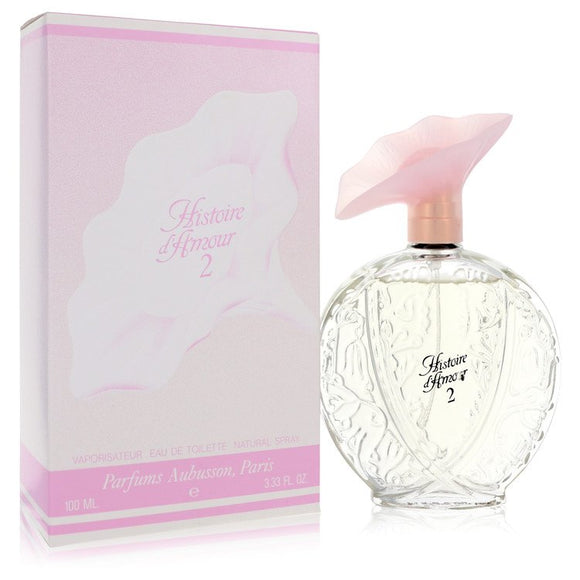 Histoire D'amour 2 Eau De Toilette Spray By Aubusson for Women 3.33 oz