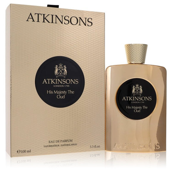 His Majesty The Oud Eau De Parfum Spray By Atkinsons for Men 3.3 oz