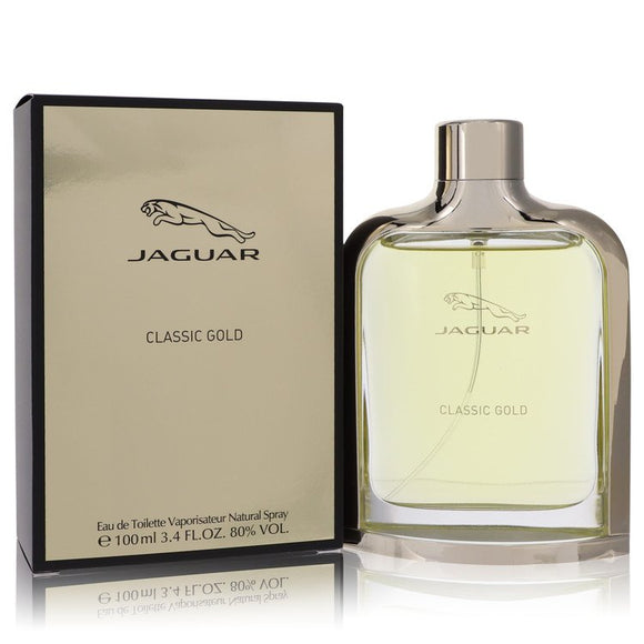 Jaguar Classic Gold Eau De Toilette Spray By Jaguar for Men 3.4 oz