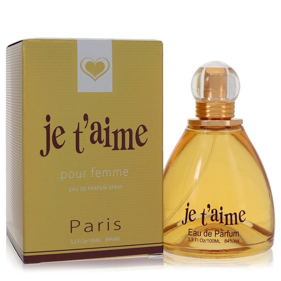 Je T'aime Eau De Parfum Spray By YZY Perfume for Women 3.3 oz