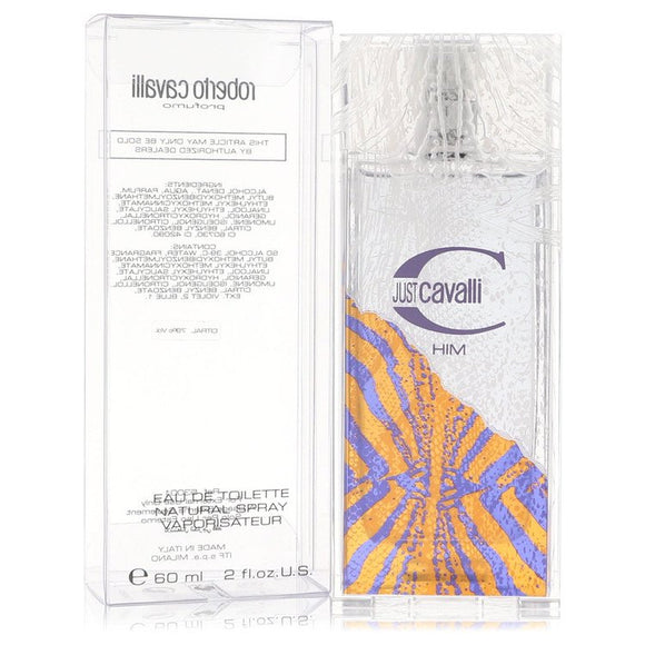 Just Cavalli Eau De Toilette Spray By Roberto Cavalli for Men 2 oz