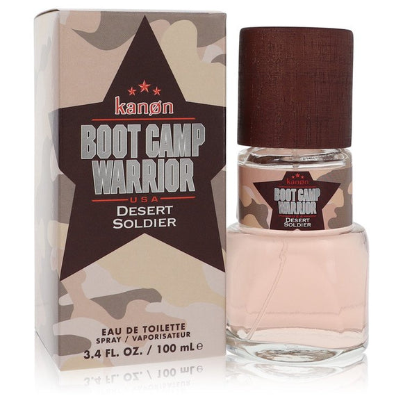 Kanon Boot Camp Warrior Desert Soldier Eau De Toilette Spray By Kanon for Men 3.4 oz