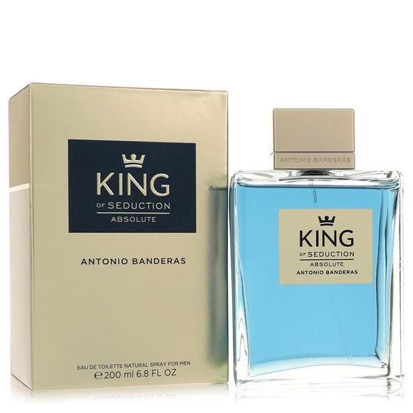 King Of Seduction Absolute Eau De Toilette Spray By Antonio Banderas for Men 6.7 oz