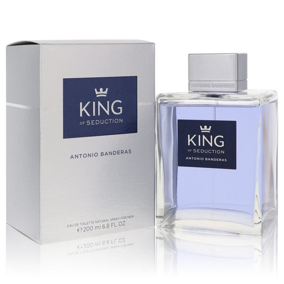 King Of Seduction Eau De Toilette Spray By Antonio Banderas for Men 6.7 oz