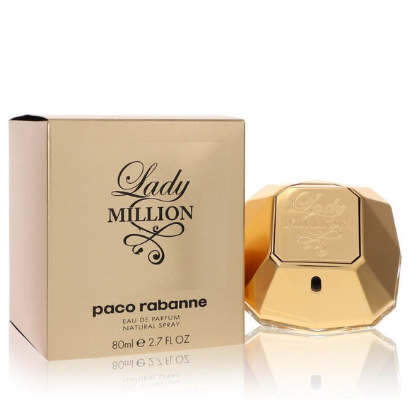 Lady Million Eau De Parfum Spray By Paco Rabanne for Women 2.7 oz