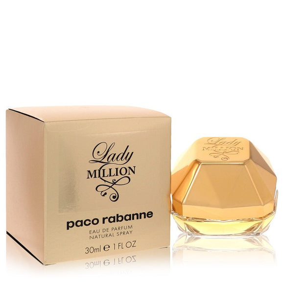 Lady Million Eau De Parfum Spray By Paco Rabanne for Women 1 oz