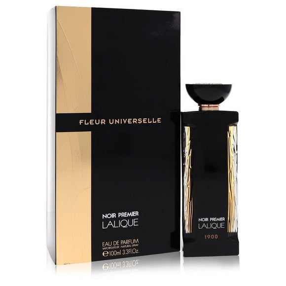 Lalique Fleur Universelle Noir Premier Eau De Parfum Spray (Unisex) By Lalique for Women 3.3 oz