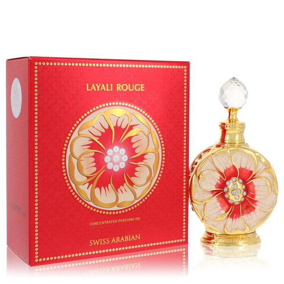 Swiss Arabian Layali Rouge Concentrated Perfume Oil By Swiss Arabian for Women 0.5 oz