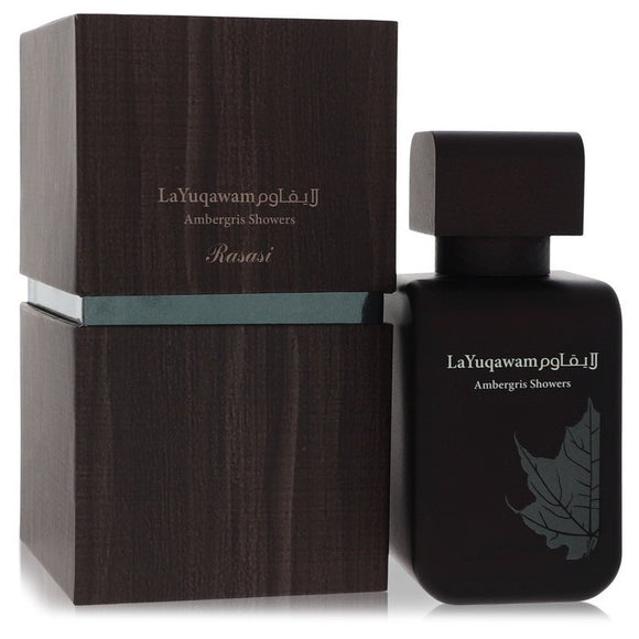 Ambergris Showers Eau De Parfum Spray By Rasasi for Men 2.5 oz