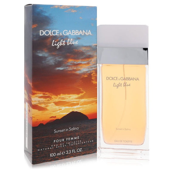 Light Blue Sunset In Salina Eau De Toilette Spray By Dolce & Gabbana for Women 3.4 oz