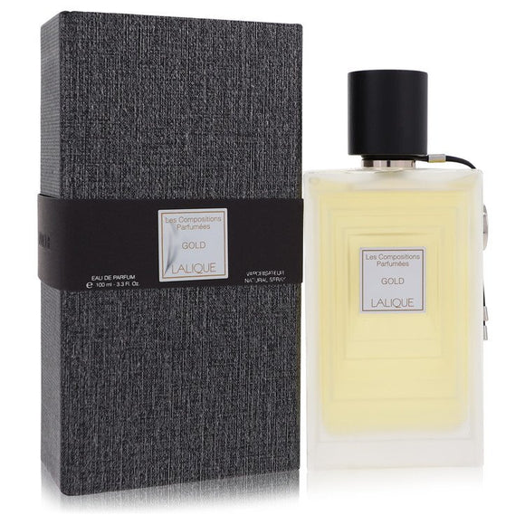 Les Compositions Parfumees Gold Eau De Parfum Spray By Lalique for Women 3.3 oz