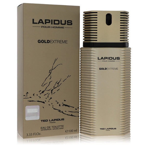 Lapidus Gold Extreme Eau De Toilette Spray By Ted Lapidus for Men 3.4 oz