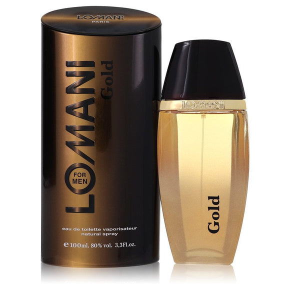 Lomani Gold Eau De Toilette Spray By Lomani for Men 3.3 oz