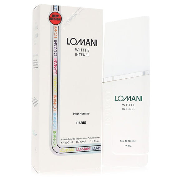 Lomani White Intense Eau De Toilette Spray By Lomani for Men 3.3 oz