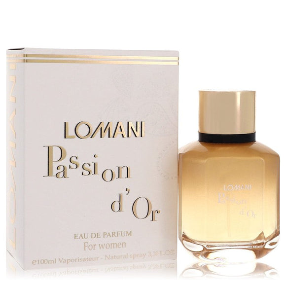 Lomani Passion D'or Eau De Parfum Spray By Lomani for Women 3.3 oz