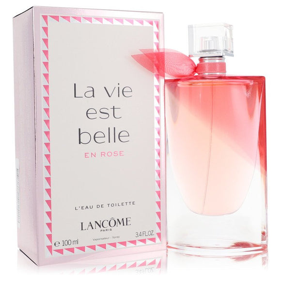 La Vie Est Belle En Rose L'eau De Toilette Spray By Lancome for Women 3.4 oz