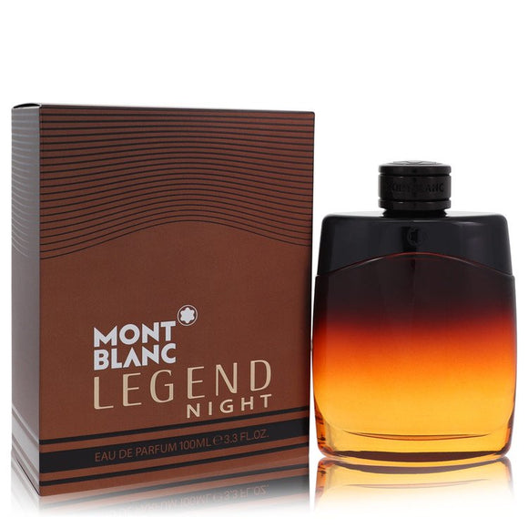 Montblanc Legend Night Eau De Parfum Spray By Mont Blanc for Men 3.3 oz