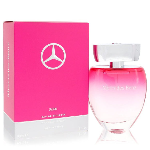 Mercedes Benz Rose Perfume By Mercedes Benz Eau De Toilette Spray for Women 3 oz