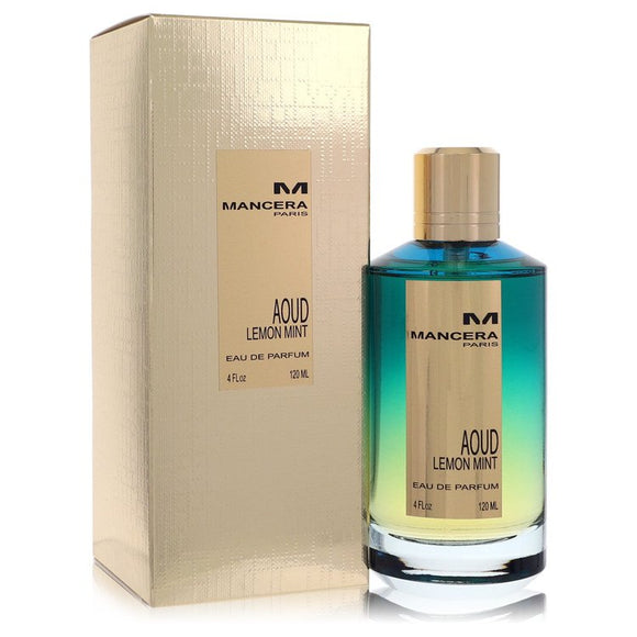 Mancera Aoud Lemon Mint Eau De Parfum Spray (Unisex) By Mancera for Women 4 oz