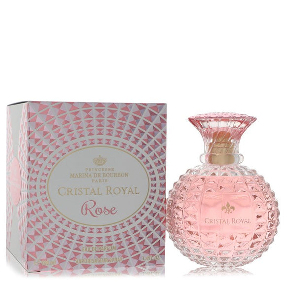 Marina De Bourbon Cristal Royal Rose Eau De Parfum Spray By Marina De Bourbon for Women 3.4 oz