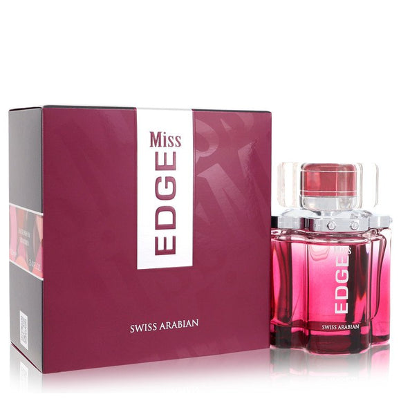 Miss Edge Eau De Parfum Spray By Swiss Arabian for Women 3.4 oz