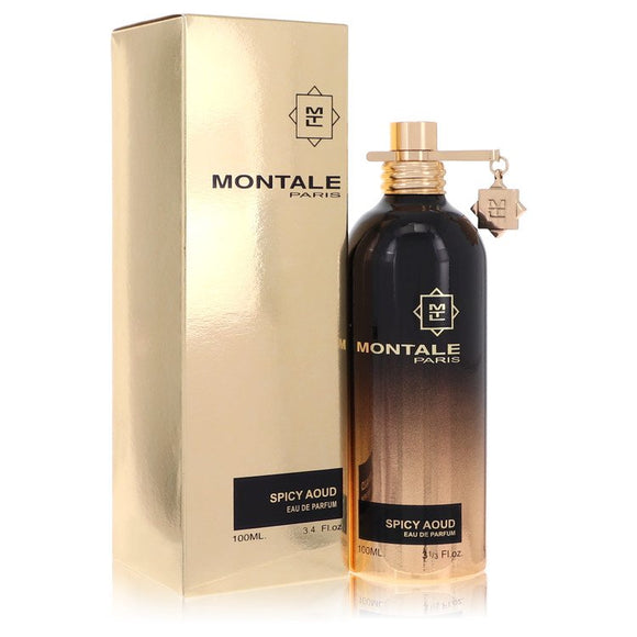 Montale Spicy Aoud Eau De Parfum Spray (Unisex) By Montale for Women 3.4 oz