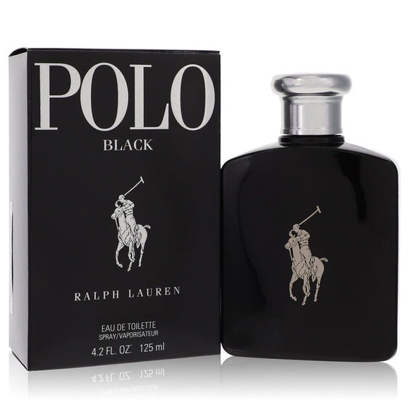 Polo Black Eau De Toilette Spray By Ralph Lauren for Men 4.2 oz