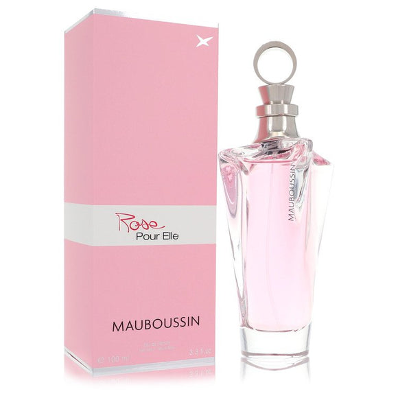 Mauboussin Rose Pour Elle Eau De Parfum Spray By Mauboussin for Women 3.4 oz