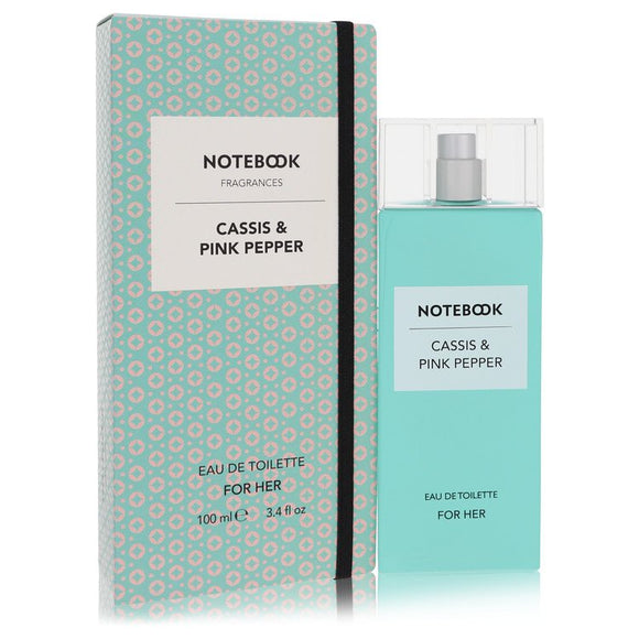 Notebook Cassis & Pink Pepper Eau De Toilette Spray By Selectiva SPA for Women 3.4 oz