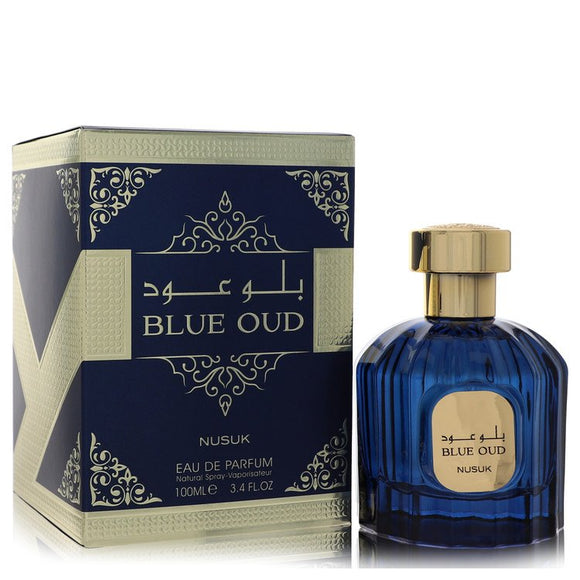 Nusuk Blue Oud Eau De Parfum Spray (Unisex) By Nusuk for Women 3.4 oz