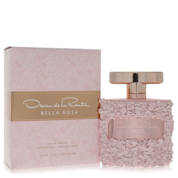 Bella Rosa Eau De Parfum Spray By Oscar De La Renta for Women 3.4 oz