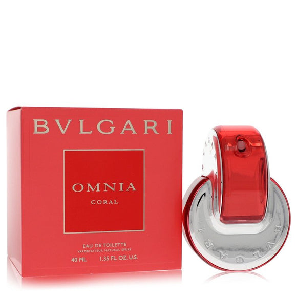 Omnia Coral Eau De Toilette Spray By Bvlgari for Women 1.4 oz