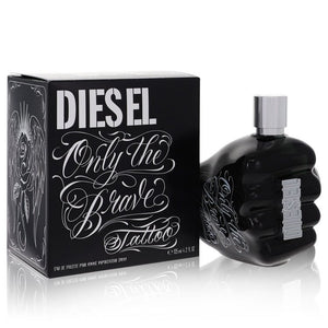 Only The Brave Tattoo Eau De Toilette Spray By Diesel for Men 4.2 oz