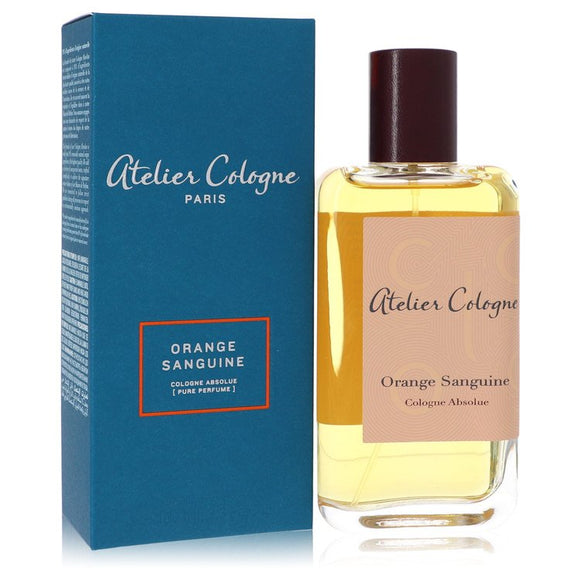 Orange Sanguine Pure Perfume Spray By Atelier Cologne for Men 3.3 oz