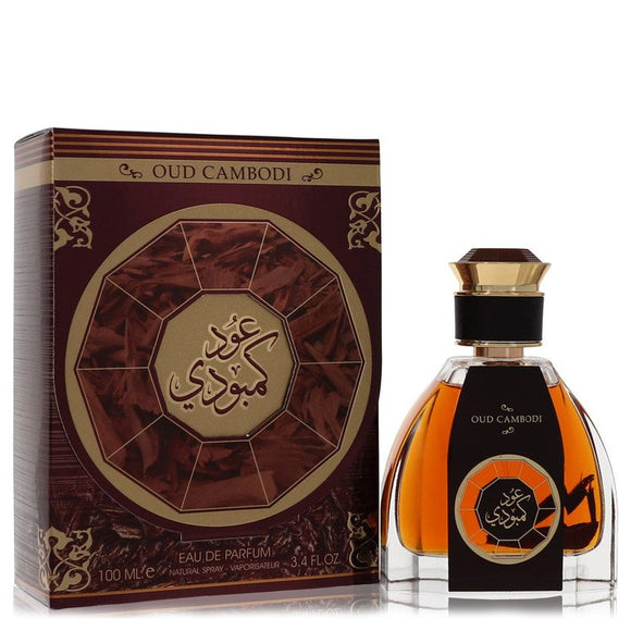 Oud Cambodi Eau De Parfum Spray (Unisex) By Rihanah for Women 3.4 oz