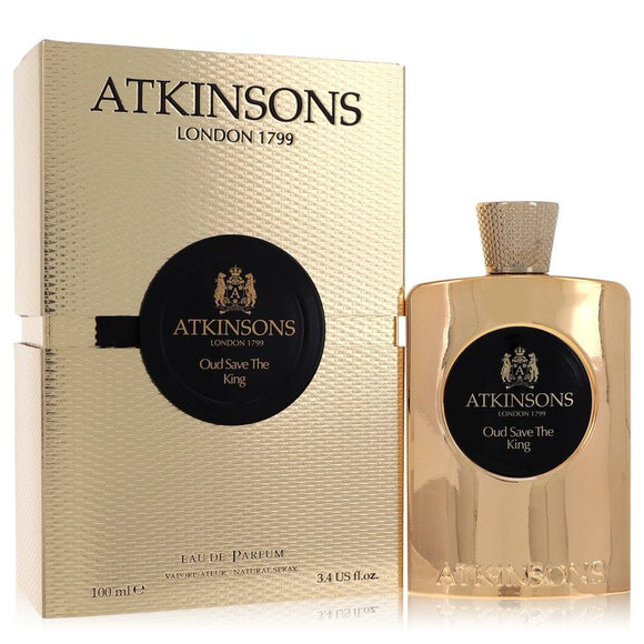 Oud Save The King Eau De Parfum Spray By Atkinsons for Men 3.3 oz