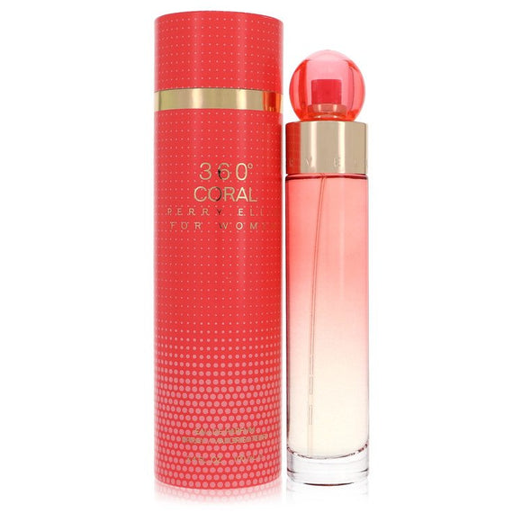 Perry Ellis 360 Coral Eau De Parfum Spray By Perry Ellis for Women 3.4 oz