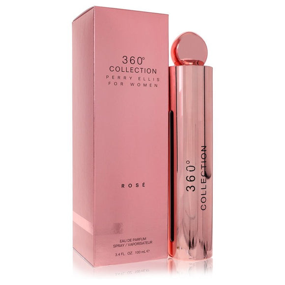 Perry Ellis 360 Collection Rose Eau De Parfum Spray By Perry Ellis for Women 3.4 oz
