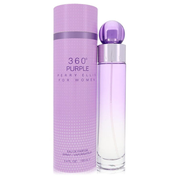 Perry Ellis 360 Purple Eau De Parfum Spray By Perry Ellis for Women 3.4 oz