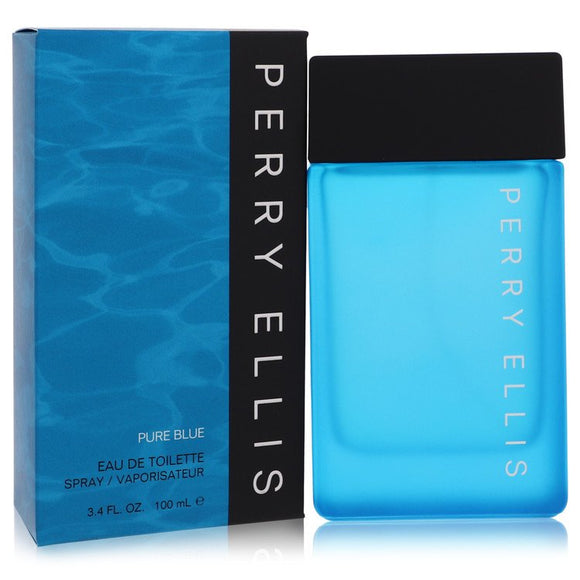 Perry Ellis Pure Blue Eau De Toilette Spray By Perry Ellis for Men 3.4 oz